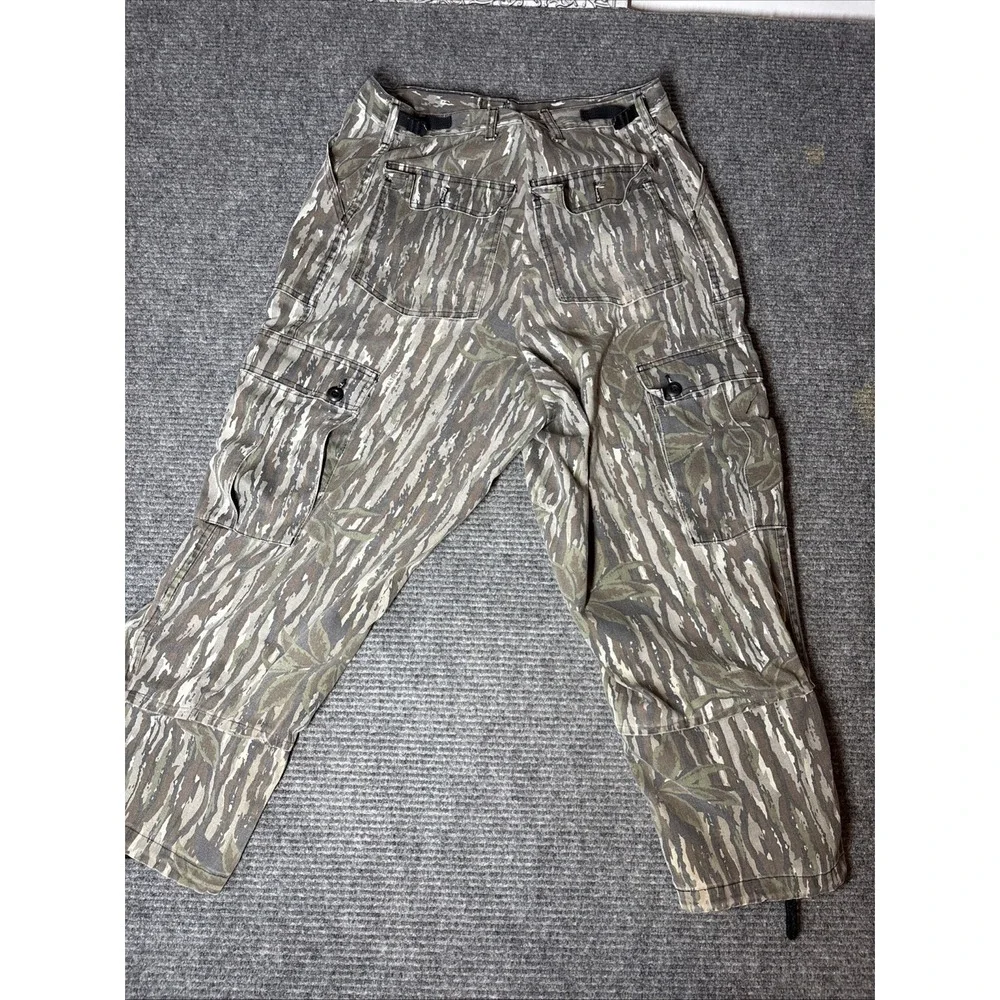 Buck Apparel Hunting Pants Camo‎ Mens 31 X 24 Vintage Real Tree Grunge